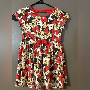 Disney Minnie Mouse TODDLER Dress - Red, Black, White SIZE 6X